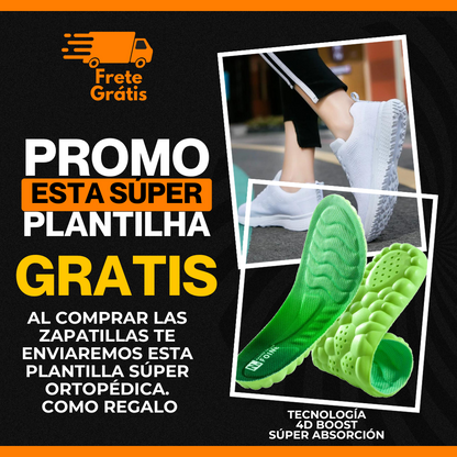 Zapatillas Ortopédicas Confort  Running+ Plantilla Tecnológica Gratis (Unisex)